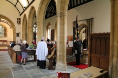 Congregation in St. Martin's Church, Fivehead